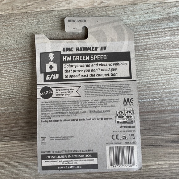 Hot Wheels GMC Hummer EV Truck HW Electric Vehicle Hotwheels New 2024 Mainline - Picture 2 of 4